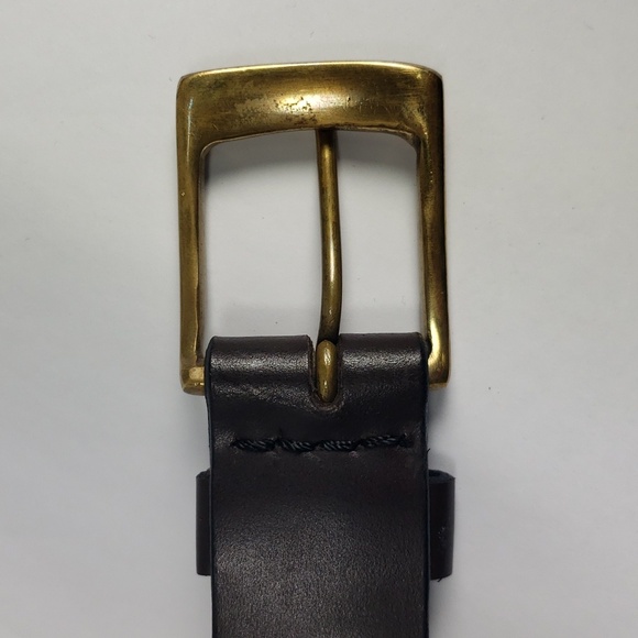 UBUNTU LIFE DIAMOND BLACK / WHITE GLASS BEADS LEATHER BELT WITH BRASS BUCKLE 42 - Picture 12 of 16